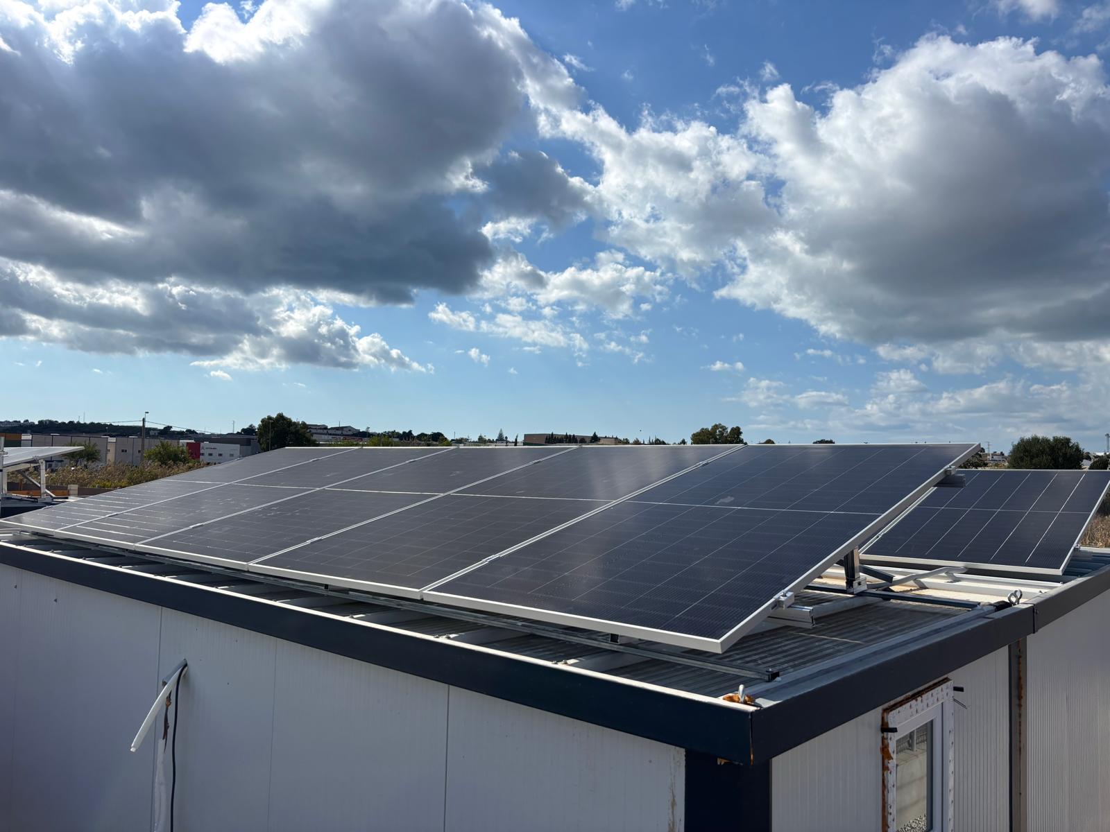 Placas solares en vivienda